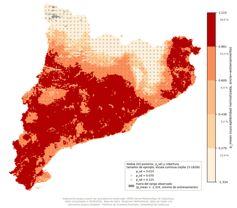 Mapa de susceptibilidad, 30/08/2026