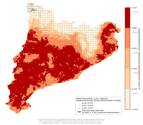 Mapa de susceptibilidad, 31/08/2026