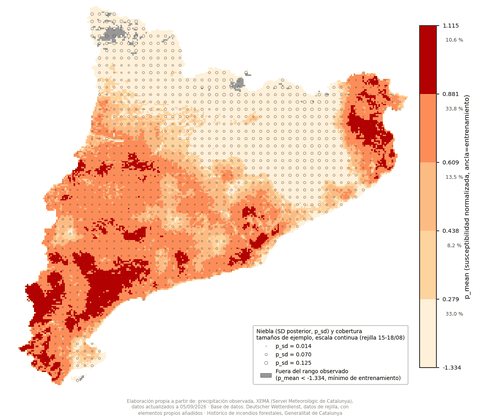 Mapa de susceptibilidad, 05/09/2026