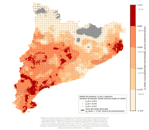 Mapa de susceptibilidad, 10/09/2026
