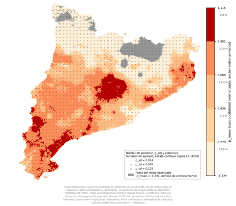 Mapa de susceptibilidad, 11/09/2026