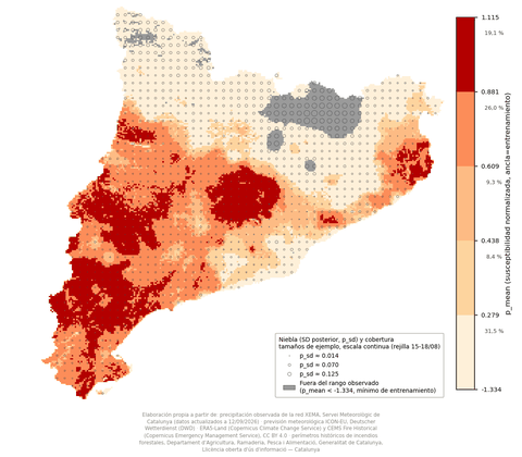 Mapa de susceptibilidad, 12/09/2026