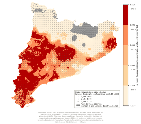Mapa de susceptibilidad, 13/09/2026