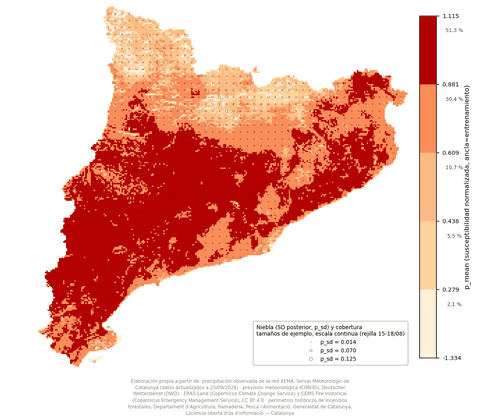 Mapa de susceptibilidad, 25/09/2026