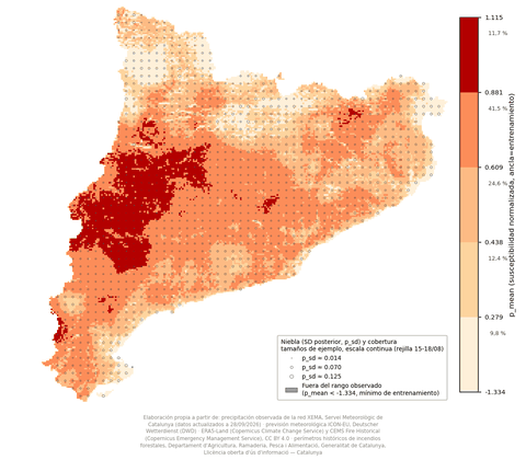 Mapa de susceptibilidad, 28/09/2026