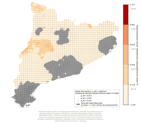 Mapa de susceptibilidad, 03/10/2026