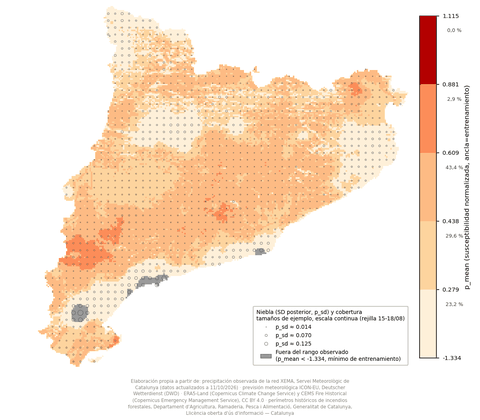 Mapa de susceptibilidad, 11/10/2026