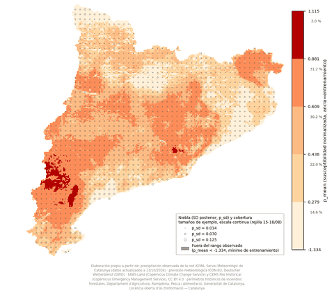 Mapa de susceptibilidad, 13/10/2026